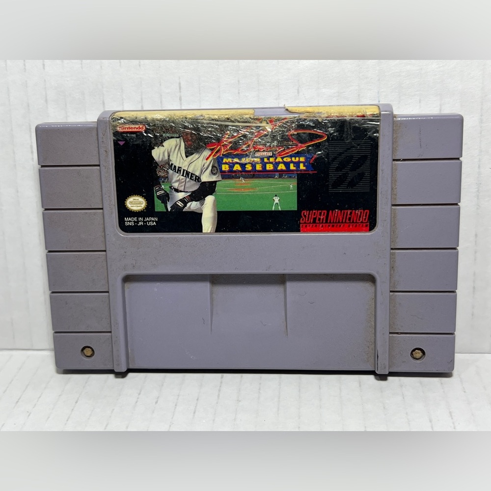 Ken Griffey Jr Major League Baseball MLB Super Nintendo System SNES Game Only